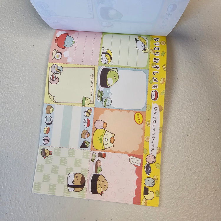Sumikko Gurashi Memo Pad Kawaii Stationery Collectible Gifts Used