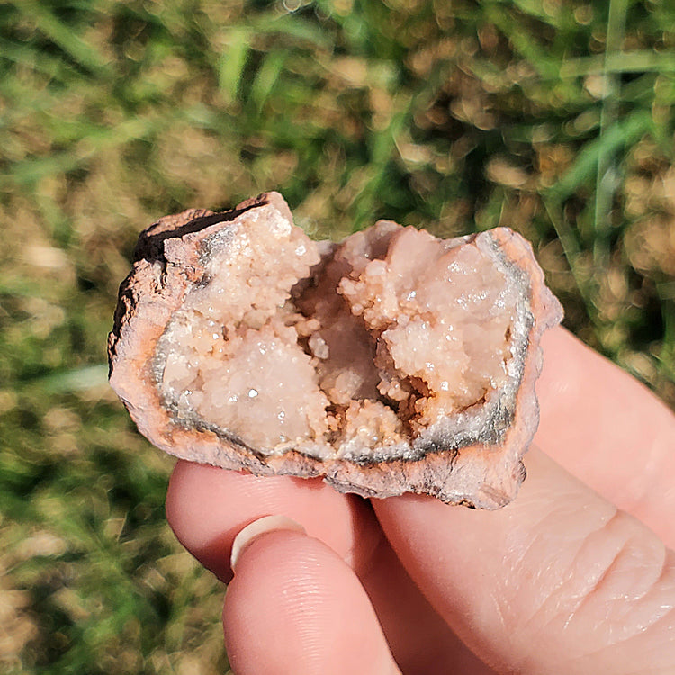 Pink Amethyst Geode Specimen BONUS INFO CARD Gifts