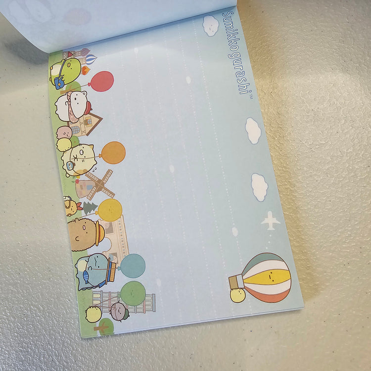 San-x Sumikko Gurashi Large Memo Pad Sticker Page Kawaii Japan