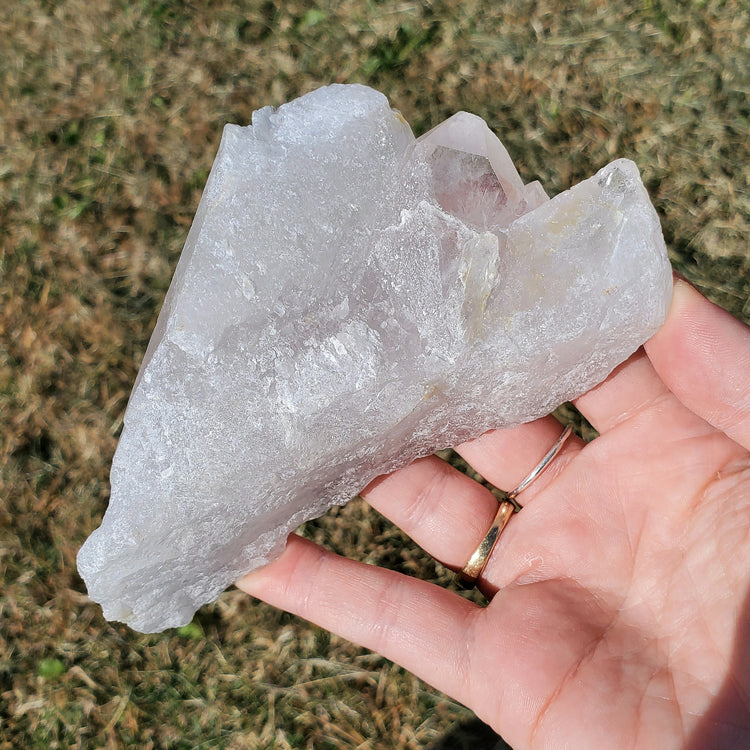 Brazilian Clear Quartz BONUS INFO CARD Crystals Minerals Specimen Collectible