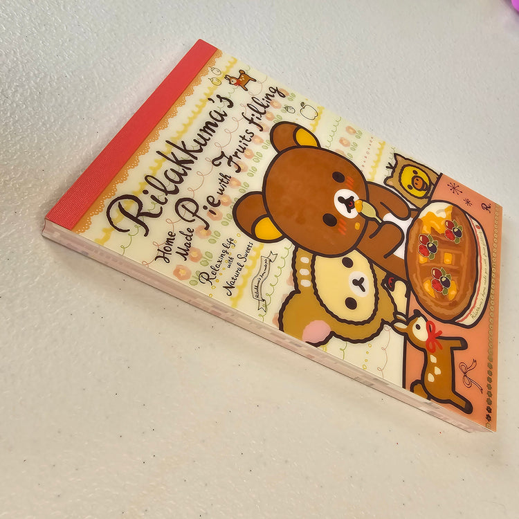 Rilakkuma Large Memo Pad Sticker Page Kawaii Stationery Notepad Collectible Used