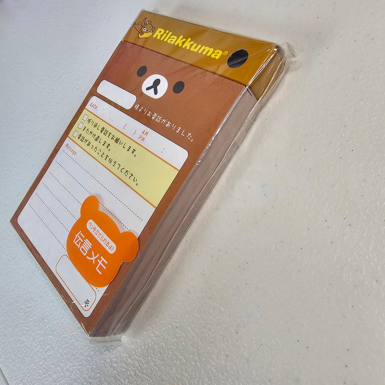 Rilakkuma Desk Memo Pad Kawaii Stationery Notepad Collectible Gifts
