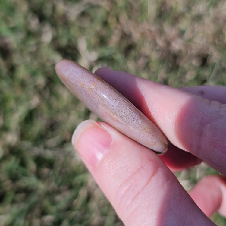Ocean Jasper Worry Pocket Stone Crystals Mineral Stones BONUS INFO CARD Gifts