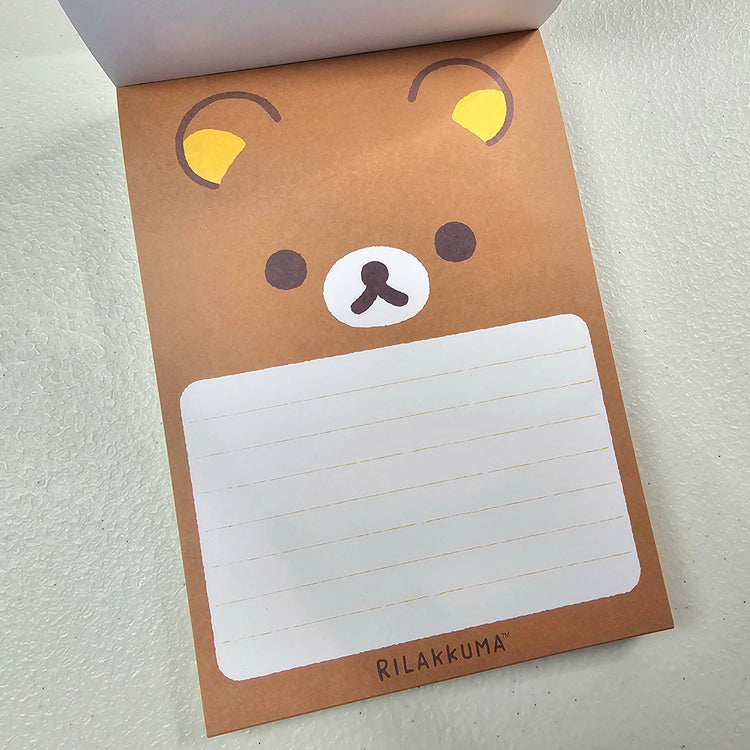 San-x Rilakkuma Large Memo Pad Kawaii Japan