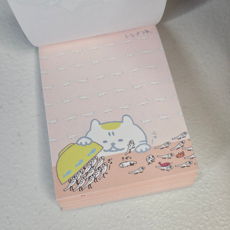 San-x Vintage Fish Mini Memo Pad Japan Kawaii Stationery Collectible Gifts