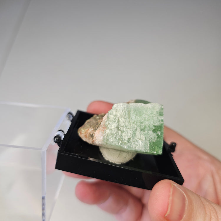 Green Apophyllite Crystals Minerals Thumbnails Natural Specimen Collectible