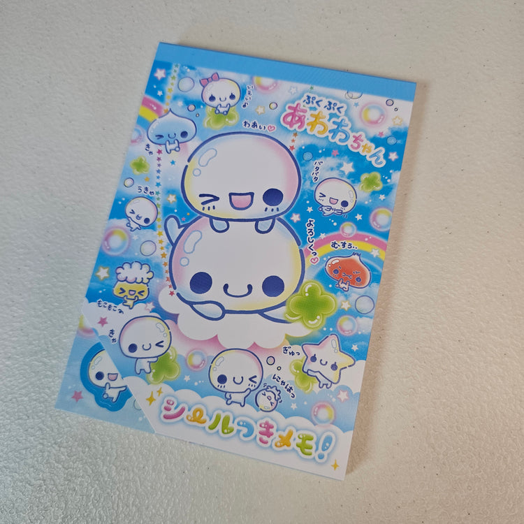 Awawa chan Large Memo Pad Sticker Page Kamio Kawaii Japan