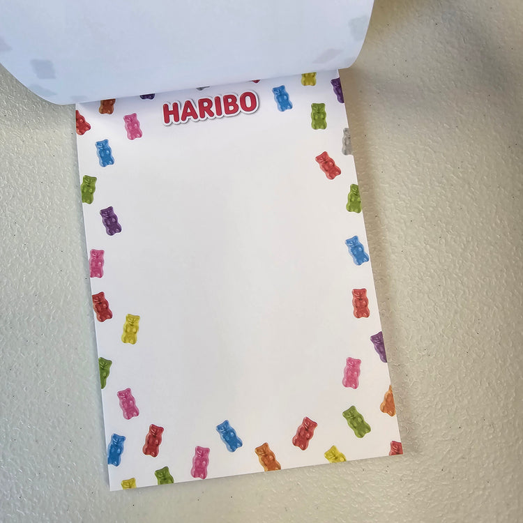 Haribo Memo Pad Kawaii Stationery Collectible Gifts