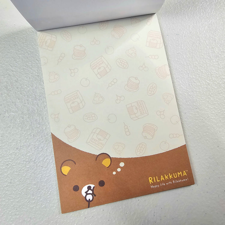 San-x Rilakkuma Large Memo Pad Kawaii Japan