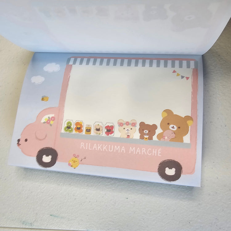 Rilakkuma Memo Pad Kawaii Stationery Collectible Gifts Used