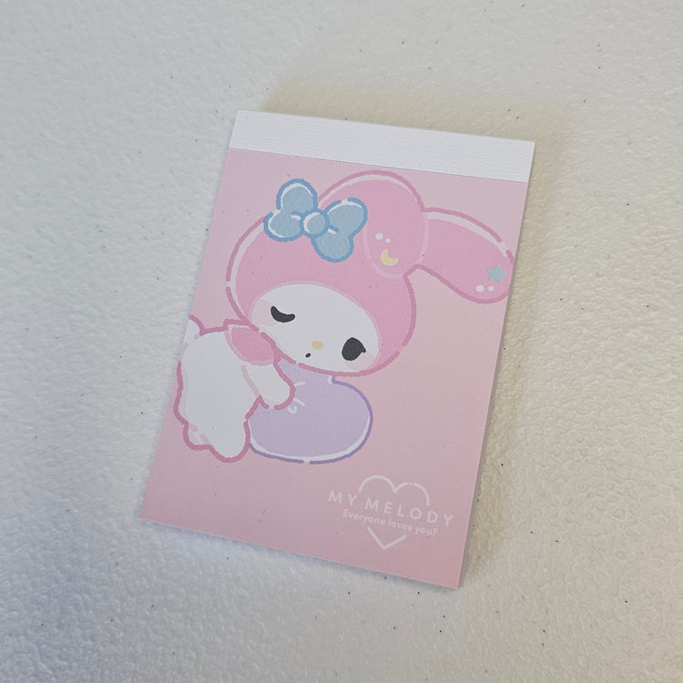 My Melody Mini Memo Pad Kawaii Japan Stationery Collectible Gifts Deadstock