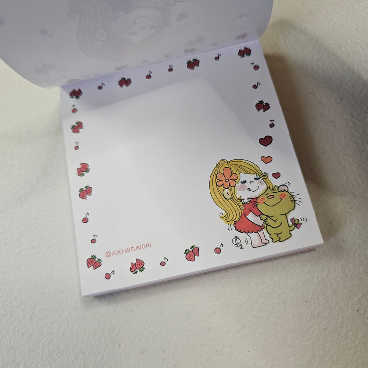 Ado Mizumori Memo Pad Kawaii Stationery Collectible Gifts