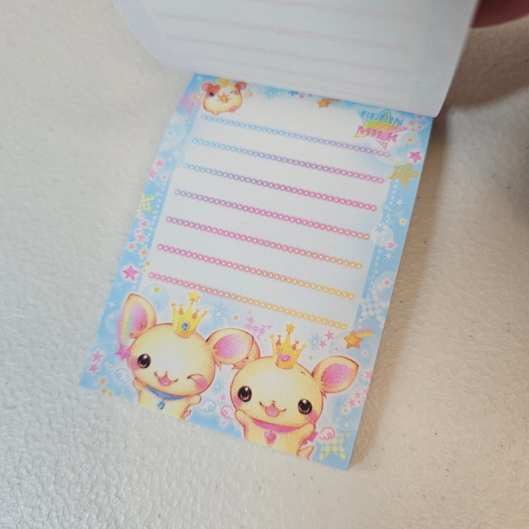 Robin & Milk Crux Mini Memo Pad Kawaii Stationery Collectible Gifts