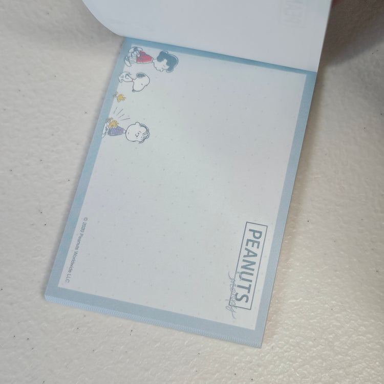 Peanuts Mini Memo Pad Japan Kawaii Stationery Collectible Gifts