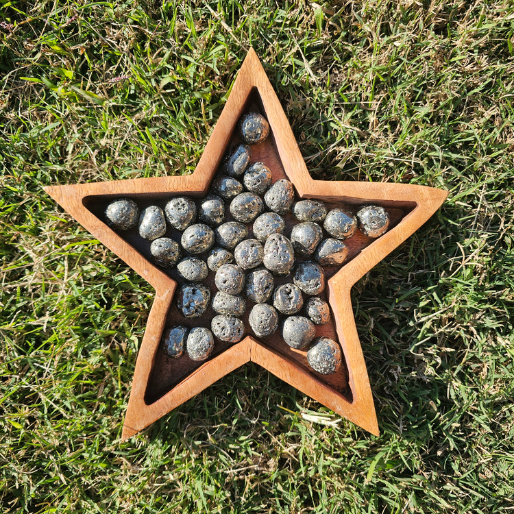 Tumbled Pyrite Stones 1 kilo Crystals Collectible Healing Reiki Metaphysical LOT