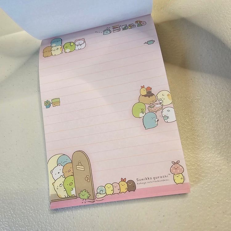 San-x Sumikko Gurashi Large Memo Pad Sticker Page Kawaii Japan