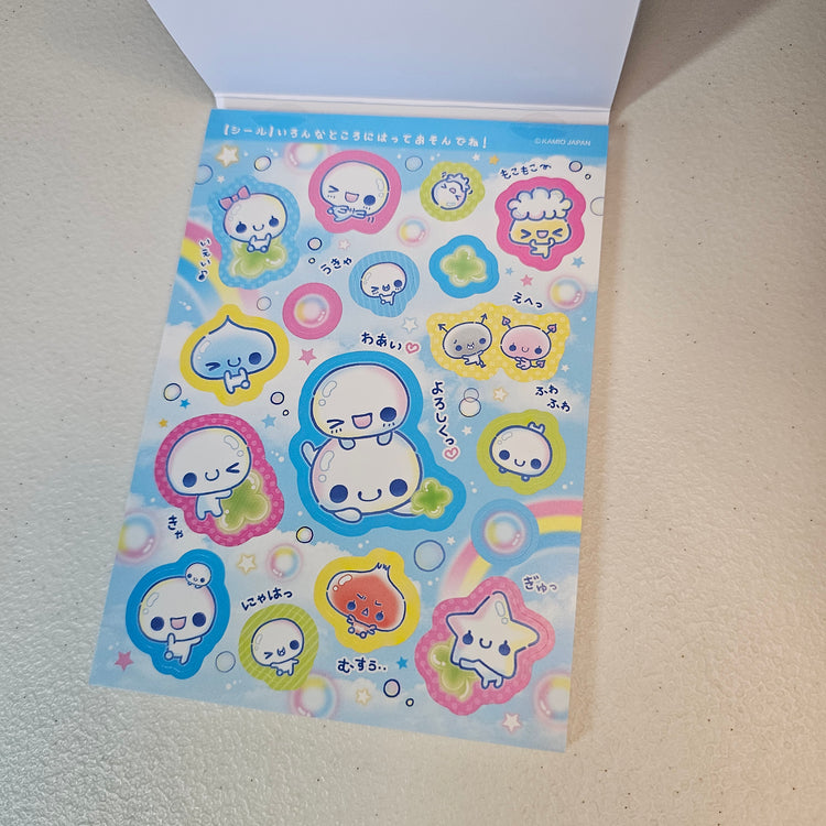 Awawa chan Large Memo Pad Sticker Page Kamio Kawaii Japan