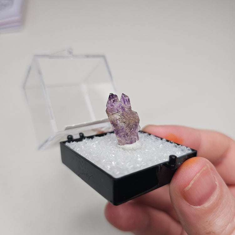 Amethyst Crystals Minerals Thumbnails Natural Specimen Collectible