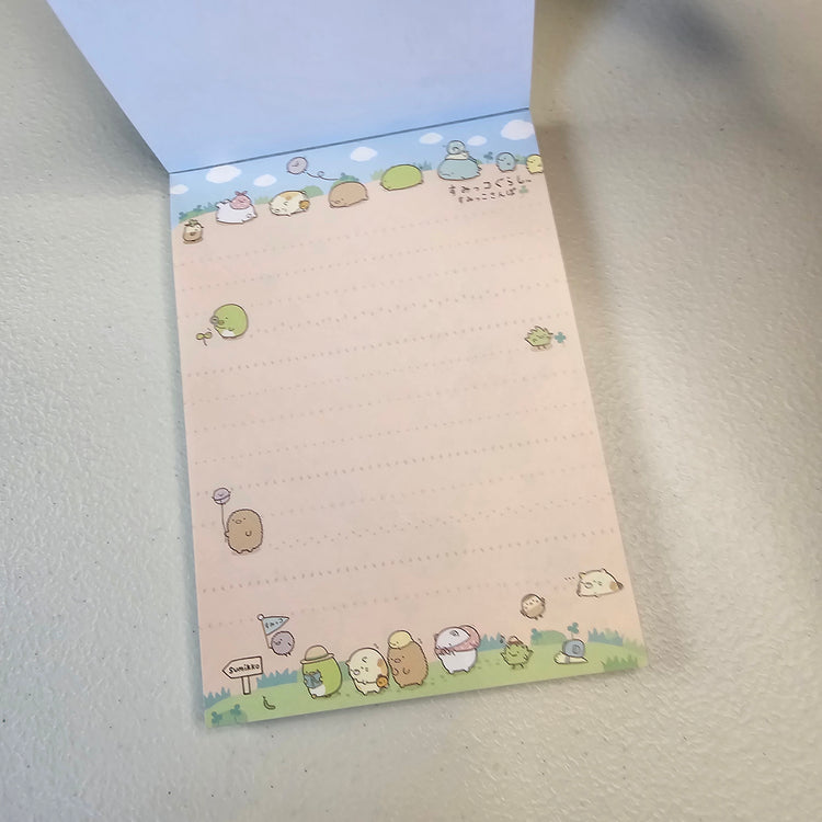 Sumikko Gurashi Memo Pad Kawaii Stationery Collectible Gifts Used