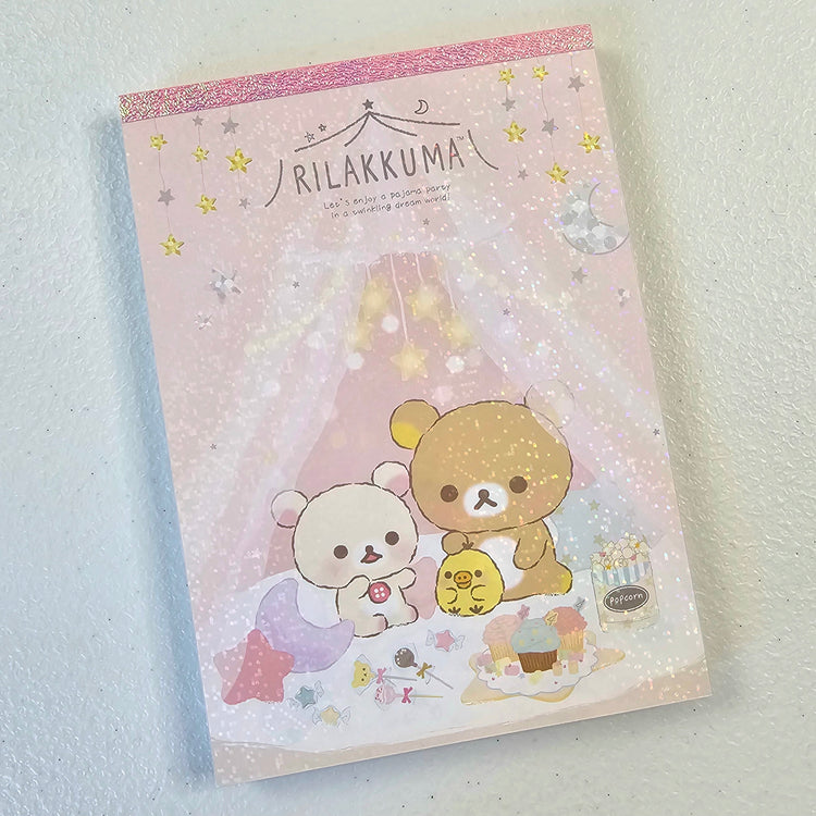 San-x Rilakkuma Large Memo Pad Kawaii Japan