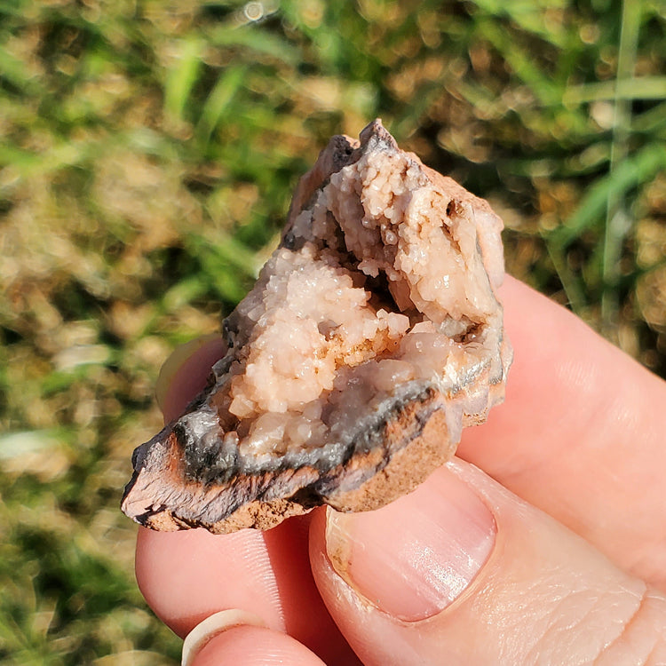Pink Amethyst Geode Specimen BONUS INFO CARD Gifts