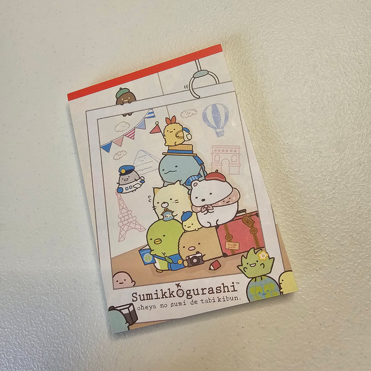 San-x Sumikko Gurashi Large Memo Pad Sticker Page Kawaii Japan