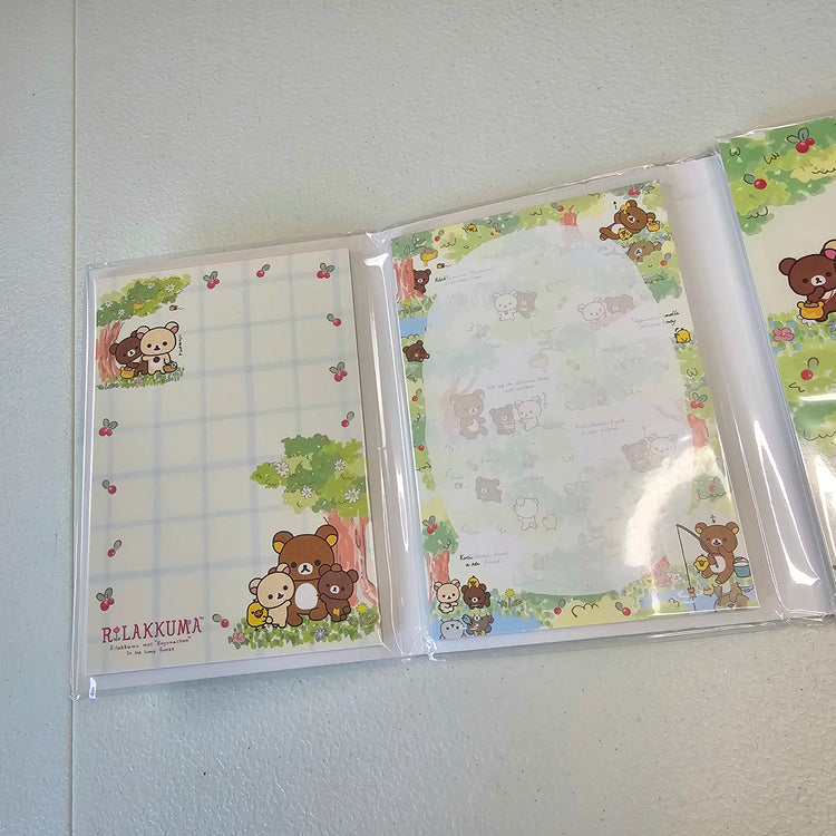 Rilakkuma Fold Out Memo Pad Kawaii Stationery Collectible Gifts
