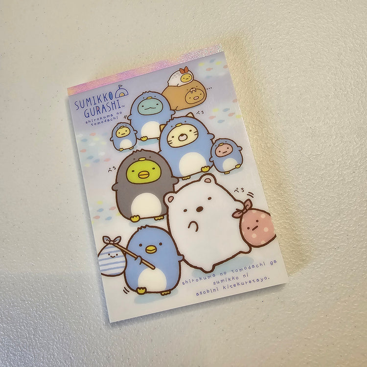 San-x Sumikko Gurashi Large Memo Pad Kawaii Japan