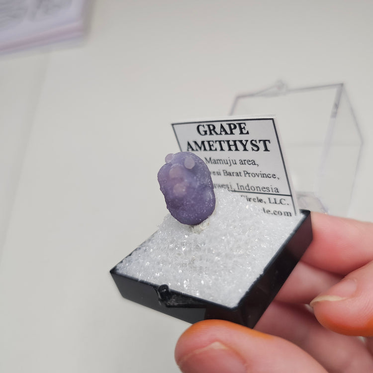 Grape Agate Crystals Minerals Thumbnail Specimen Collectible