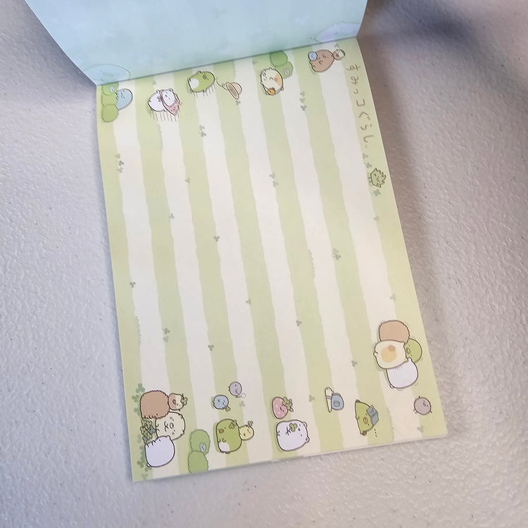 Sumikko Gurashi Memo Pad Kawaii Stationery Collectible Gifts Used