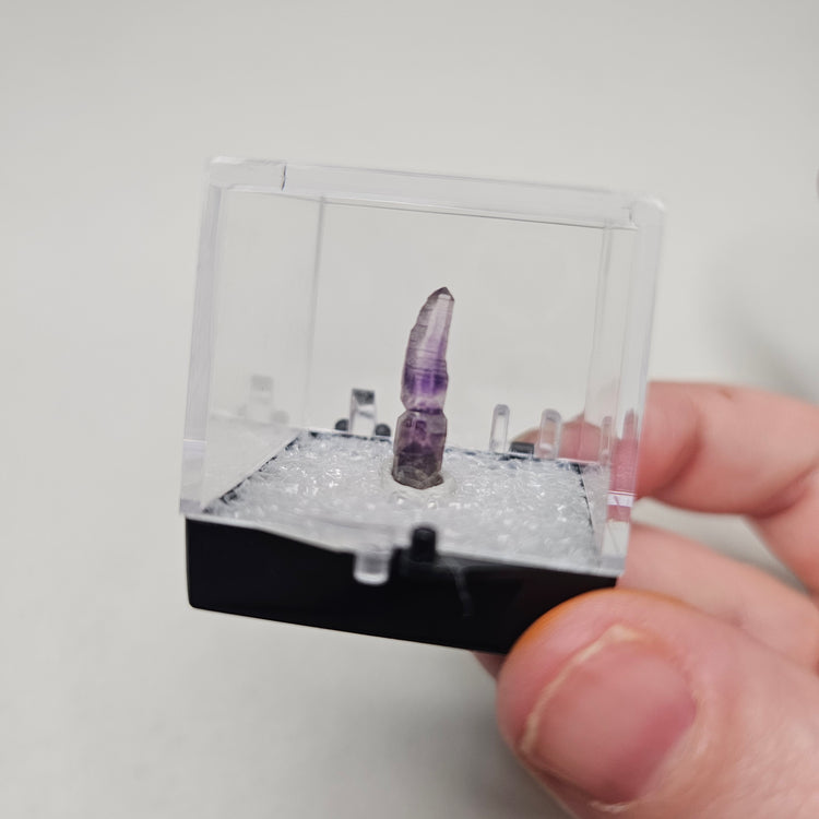 Amethyst Scepter Crystals Minerals Thumbnails Natural Specimen Collectible