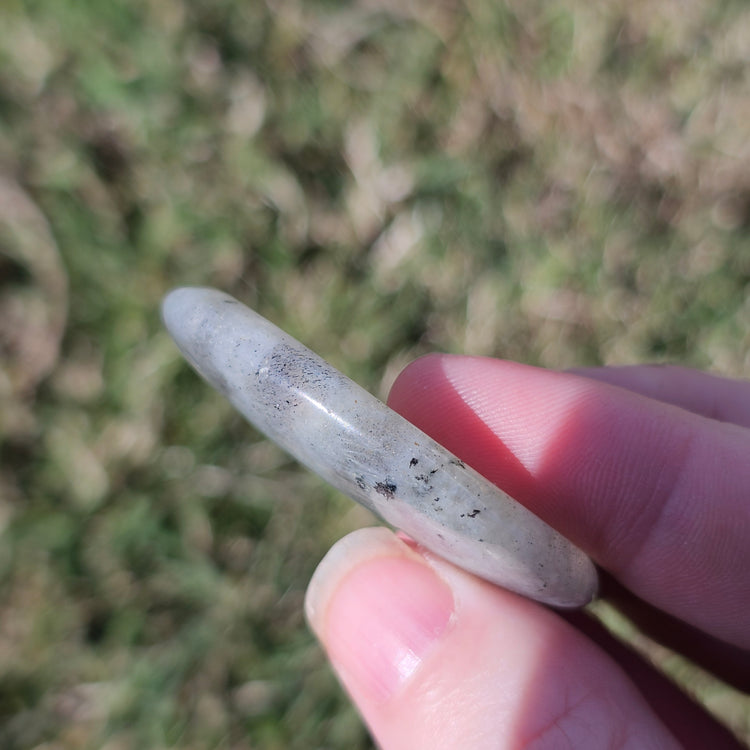 Labradorite Worry Stone Pocket Crystals Mineral BONUS Info Card Gifts
