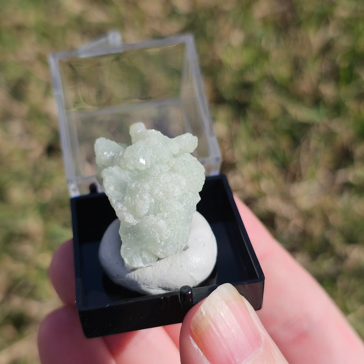 Prehnite Crystals Minerals Thumbnails Natural Specimen Collectible