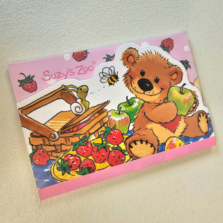 Suzy's Zoo Large Memo Pad Kawaii Stationery Notepad Collectible