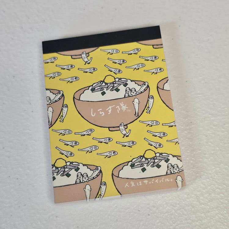 San-x Vintage Fish Mini Memo Pad Japan Kawaii Stationery Collectible Gifts