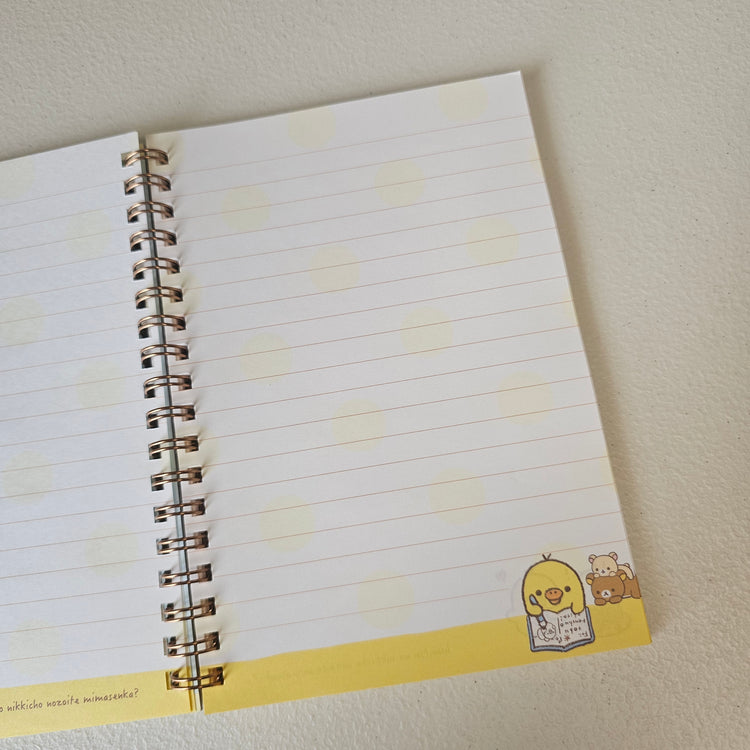 Kiirotori Journal Notebook Back To School Spiral Notes Kawaii Organization