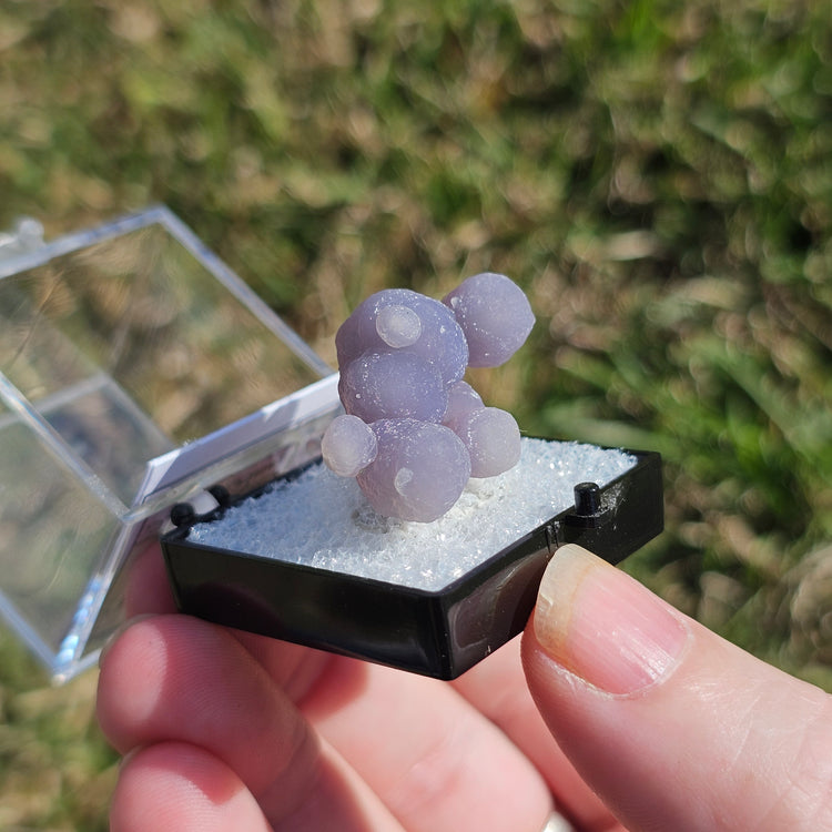 Grape Agate Crystals Minerals Thumbnaill Specimen Collectible