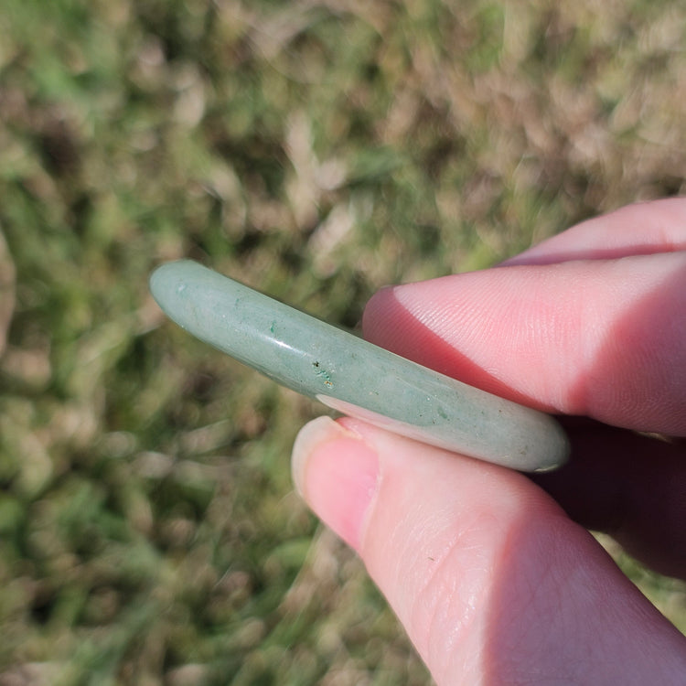 Green Aventurine Worry Stone Beautiful Crystals Mineral BONUS Info Card Gifts