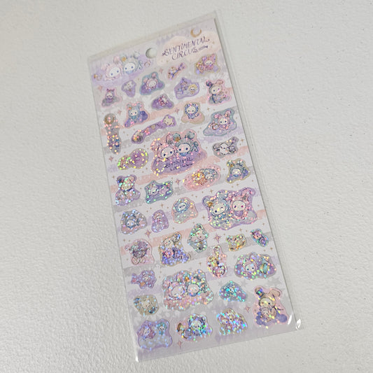 San-x Sentimental Circus Stickers Sticker Sheet Kawaii Japan Collectible Cute Gifts