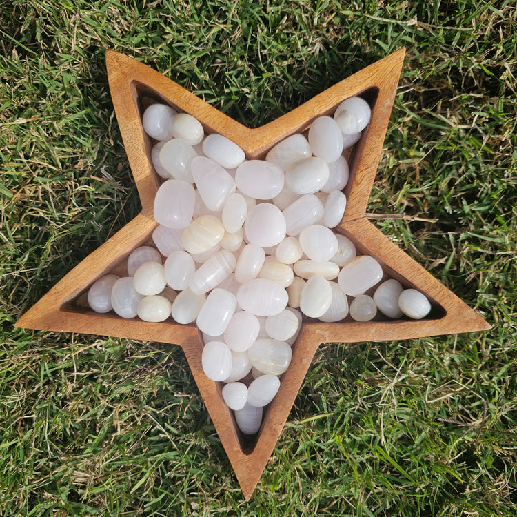 Pink Mangano Calcite Stones 1 kilo Crystals Collectible Healing Reiki Polished LOT