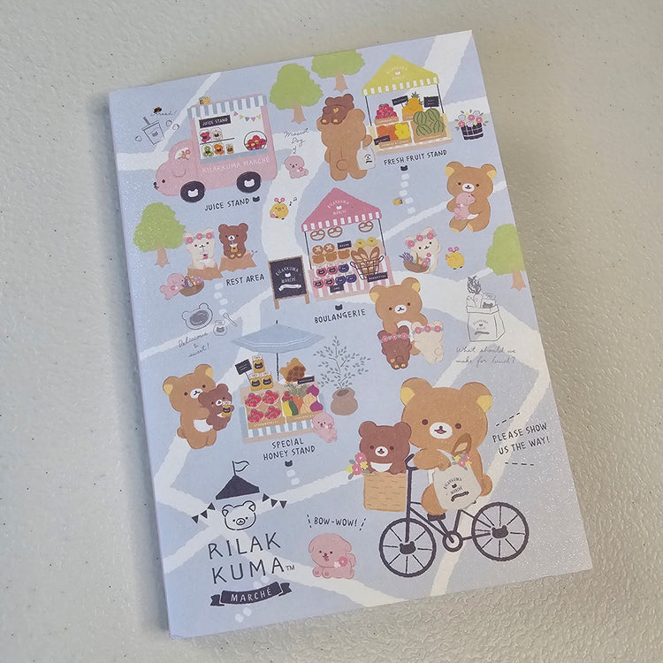 Rilakkuma Memo Pad Kawaii Stationery Collectible Gifts Used