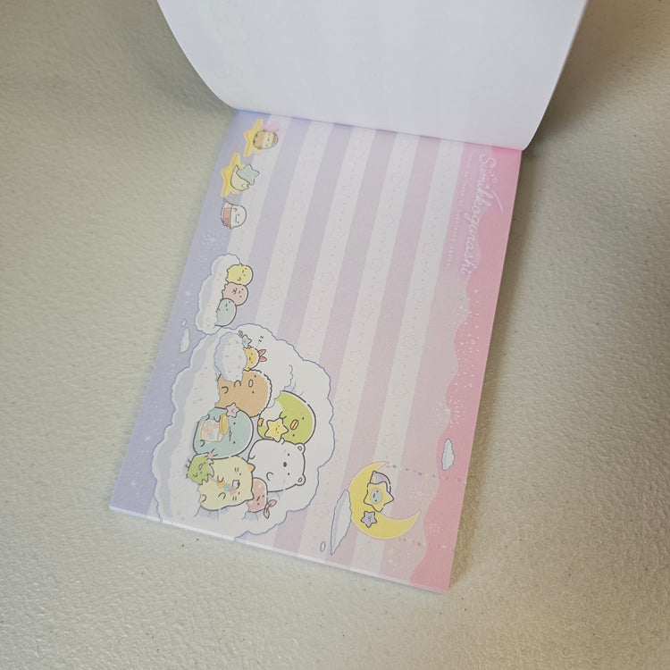 Sumikko Gurashi Starry Walk San-x Large Memo Pad Kawaii Stationery Notepad Gifts