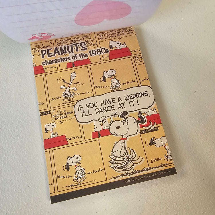 Snoopy Memo Pad Stationery Collectible Gifts Deadstock