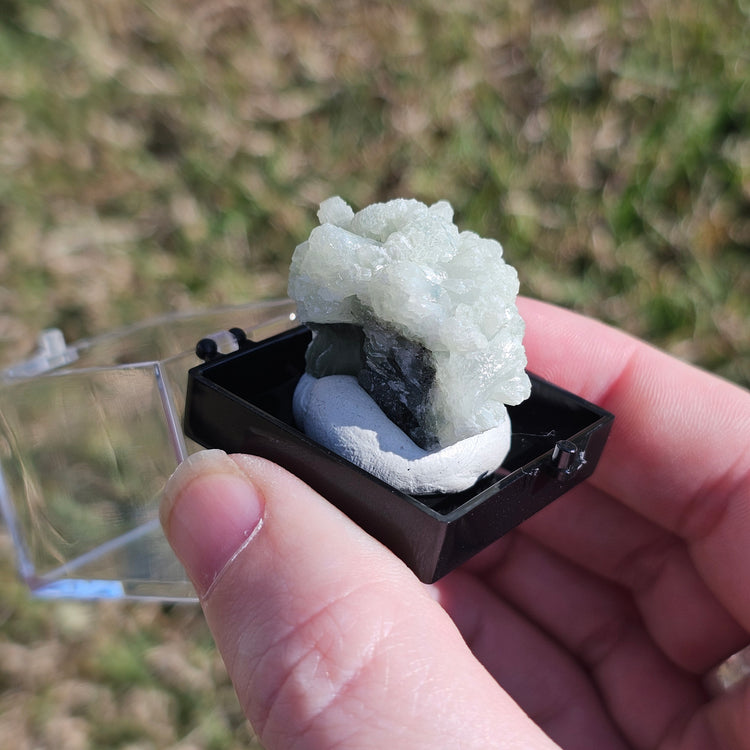 Prehnite Crystals Minerals Thumbnails Natural Specimen Collectible