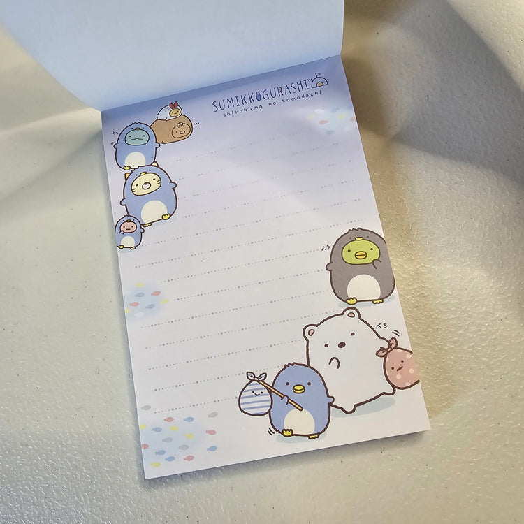San-x Sumikko Gurashi Large Memo Pad Kawaii Japan