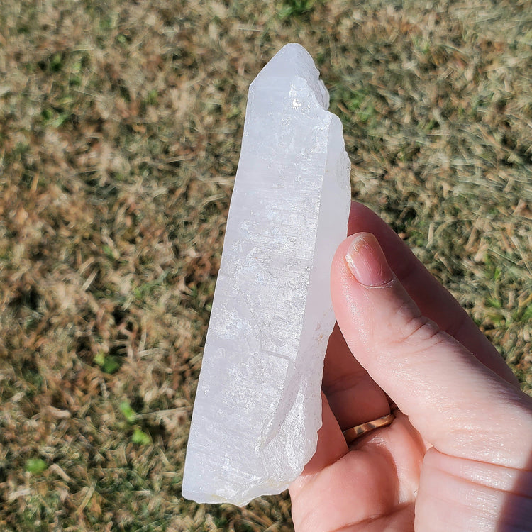 Brazilian Clear Quartz BONUS INFO CARD Crystals Minerals Specimen Collectible