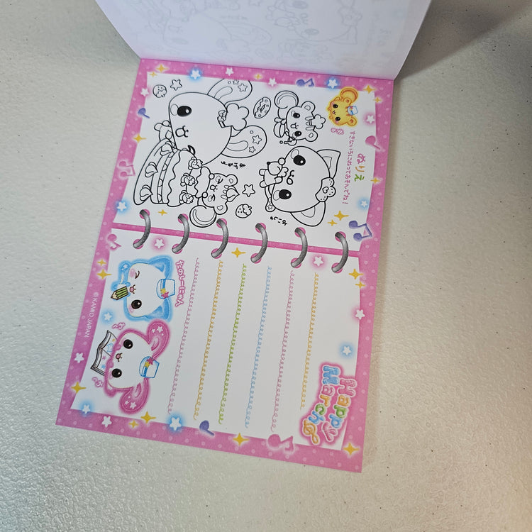 Happy March Large Memo Pad Sticker Page Kamio Kawaii Japan