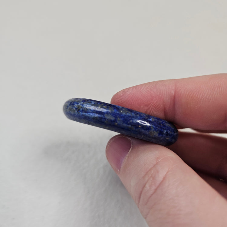 Lapis Lazuli Worry Pocket Stone Pyrite Crystal BONUS Info Card Gifts