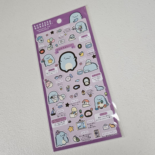 San-x Sumikko Gurashi Stickers Sticker Sheet Kawaii Japan Collectible Cute Gifts