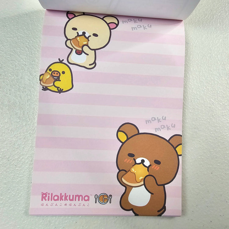 San-x Rilakkuma Large Memo Pad Kawaii Japan